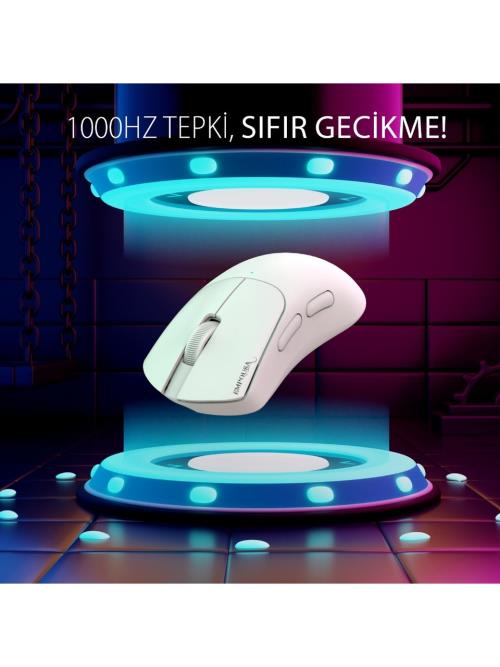 INCA IMG-329MX Oyuncu Mouse 12000 Dpı | Rgb, Laser Sensör, 6d Tuş, Kablosuz Kablolu, Type-C Şarj